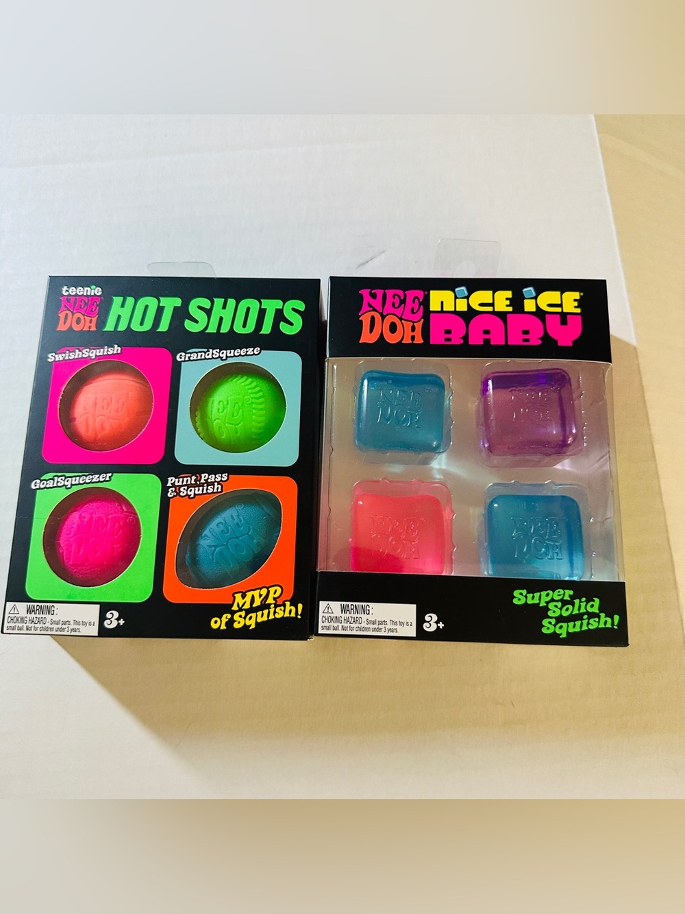 NeeDoh Hot Shots Stress Ball &
NeeDoh Nice Ice Baby